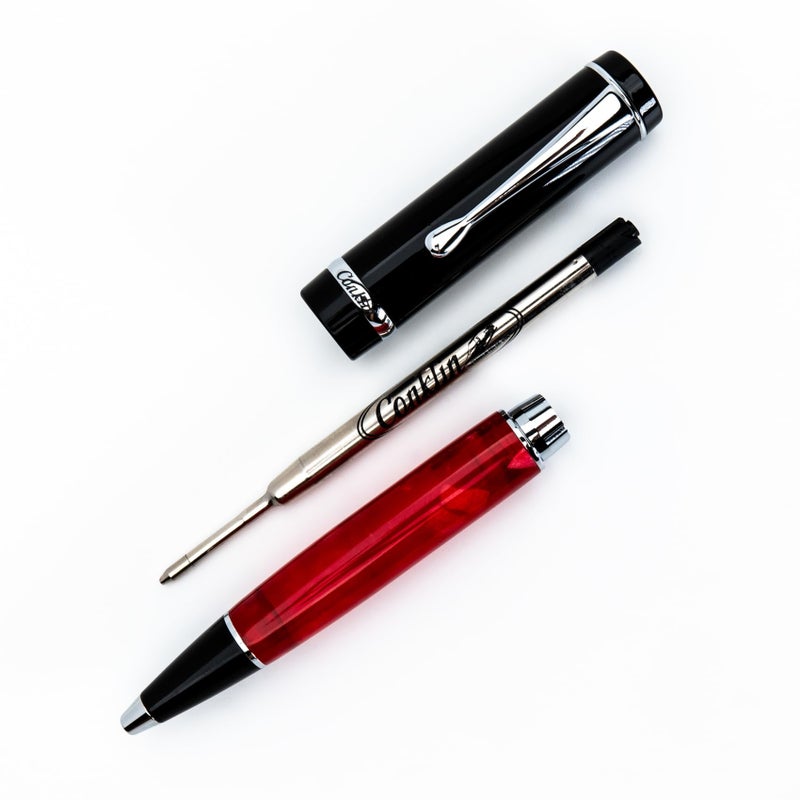 Conklin Duragraph Ballpoint Pen in Red Nights â€“ Luxury Writing Instrument with Smooth Twist-Action, Great Gift for Professionals & Collectors - Image 5